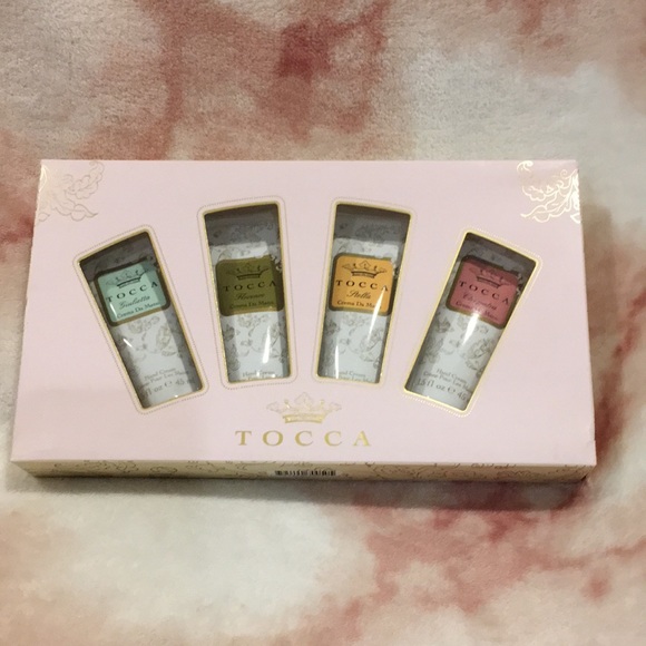 Tocca Crema Quartetto Scented Luxury Hand Cream Set of Four 4x1.5oz NWT Canada - Picture 2 of 16